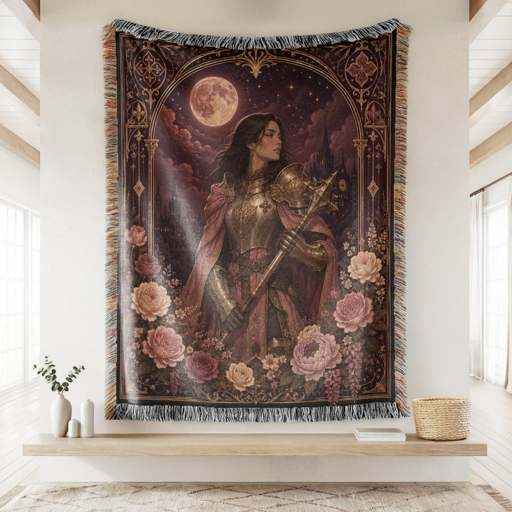The Rosebound Knight Blanket