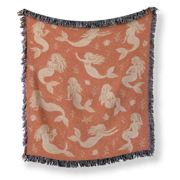 Vintage Mermaid Blanket