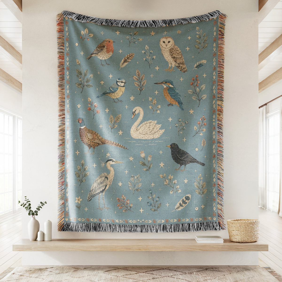 Garden Birds Blanket