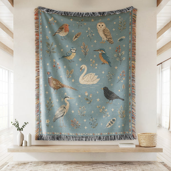 Garden Birds Blanket