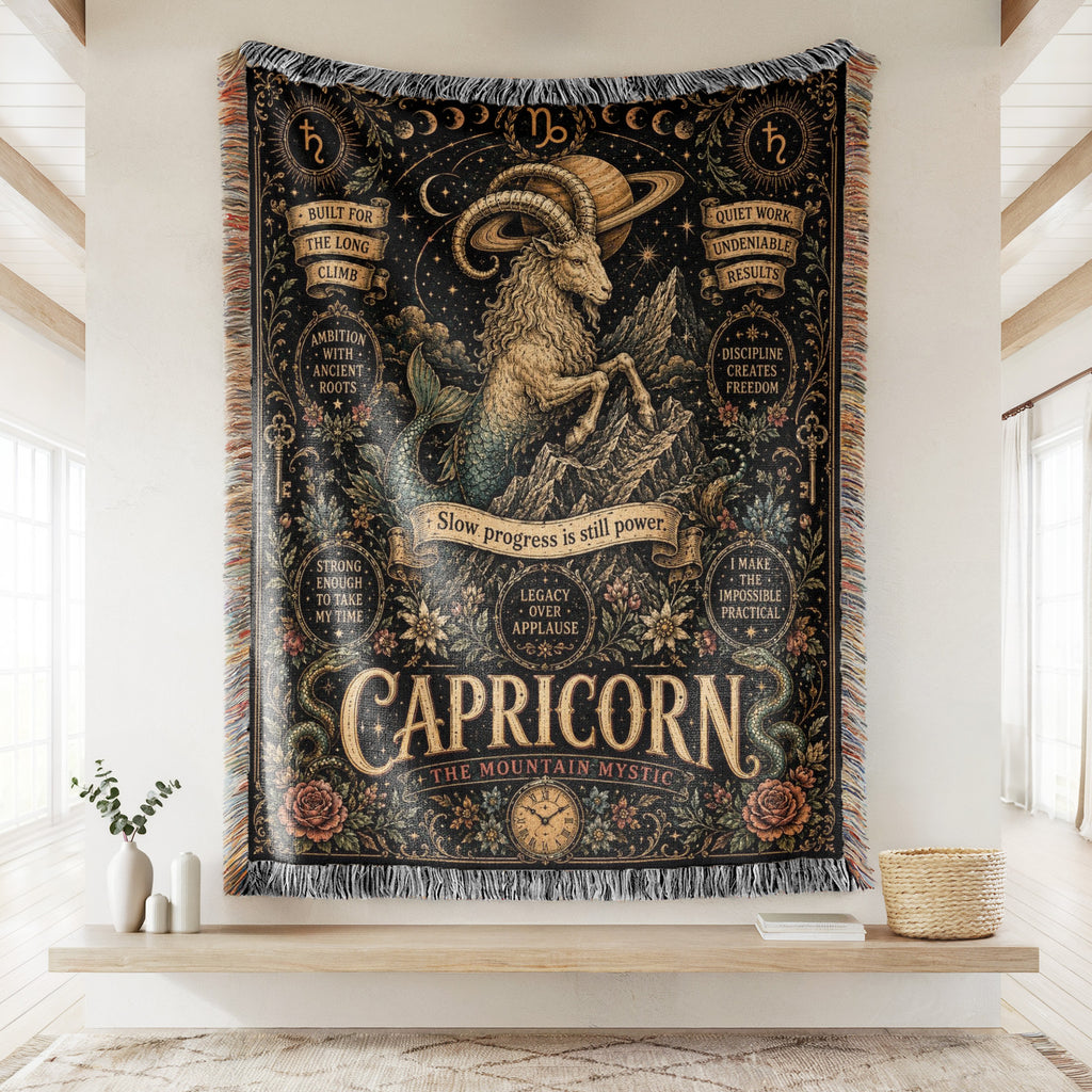 Capricorn – The Mountain Mystic Zodiac Blanket