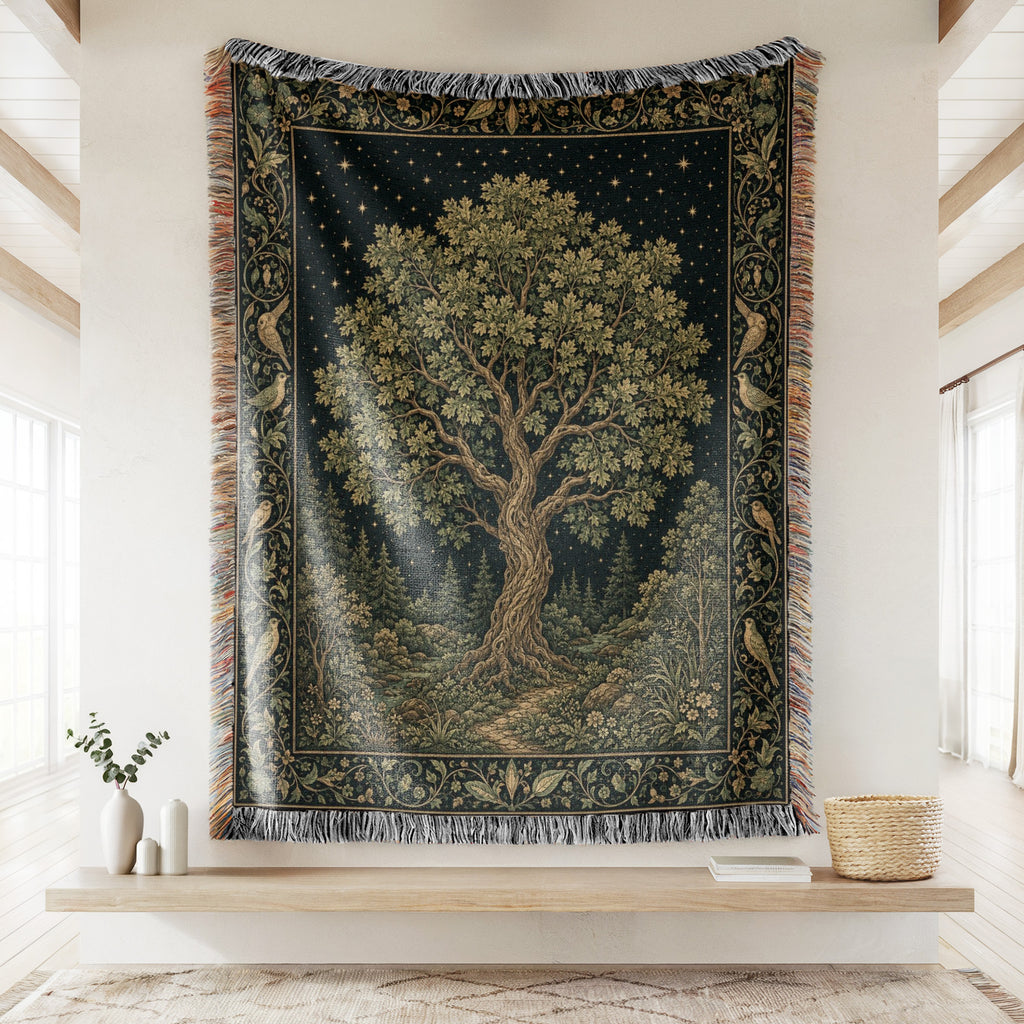 Ancient Starwood Tree Blanket