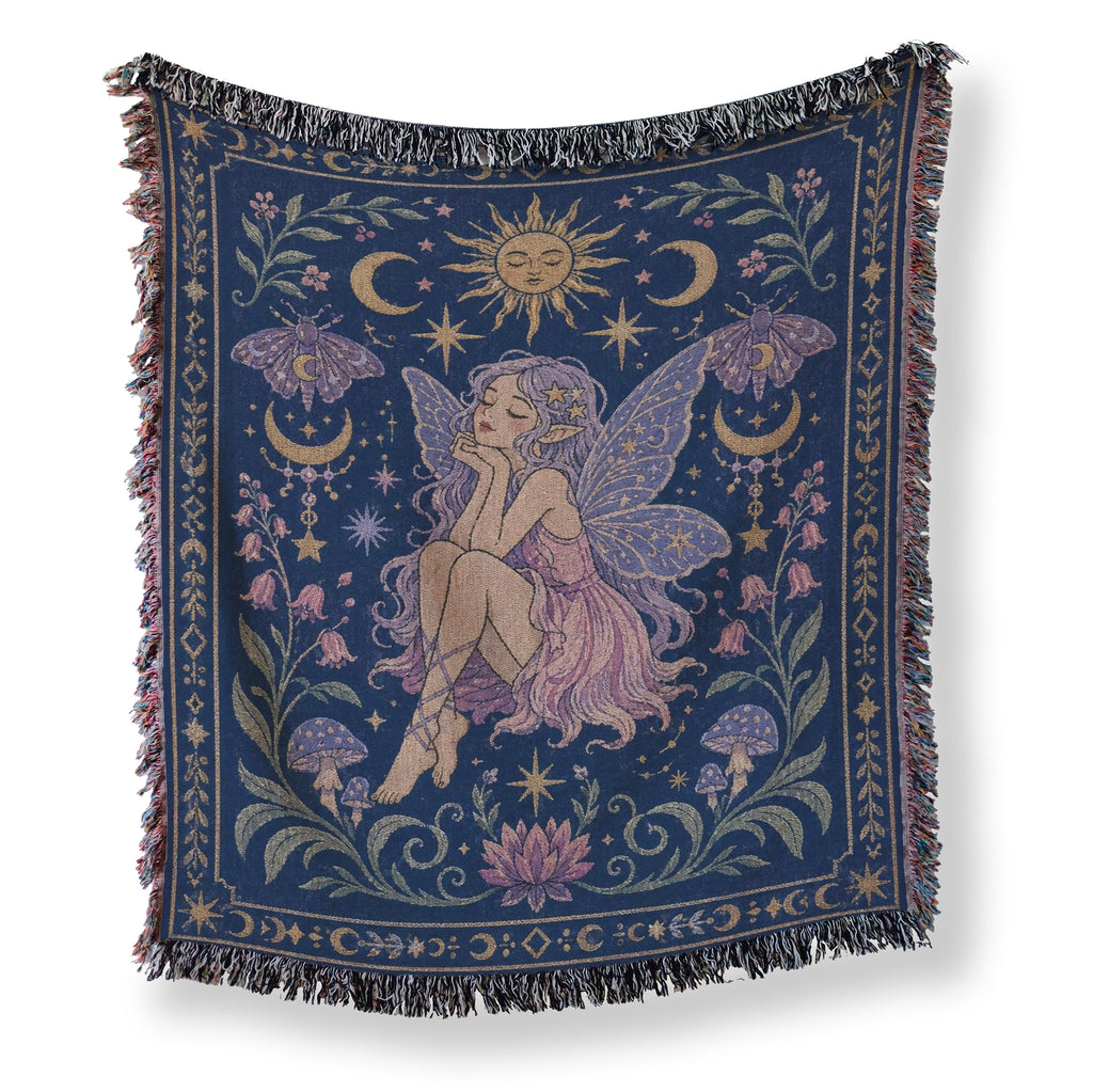 Moonlit Dreamer Fairy Blanket