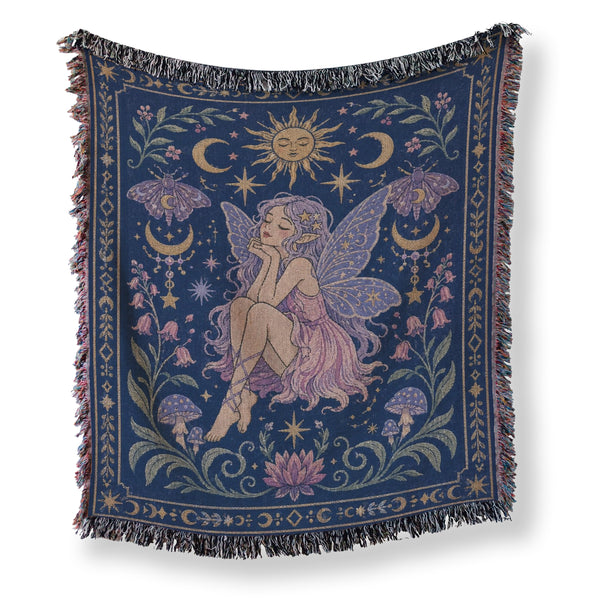 Moonlit Dreamer Fairy Blanket