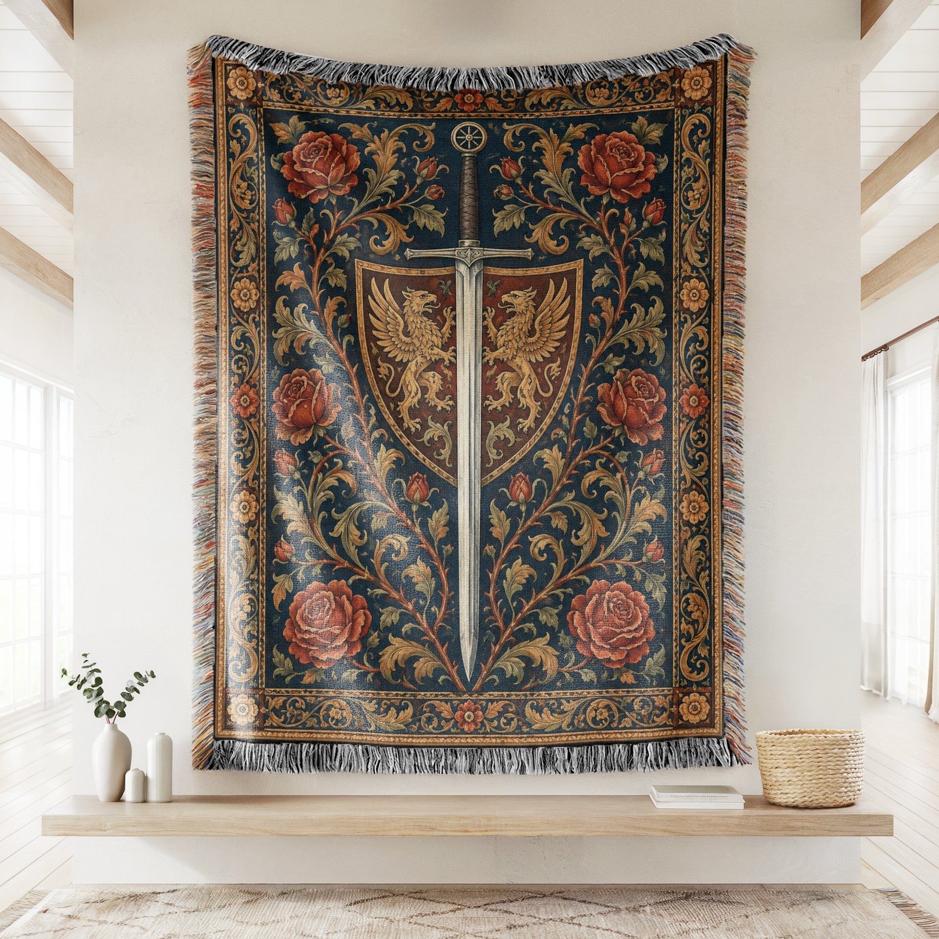 The Twin Griffins Shield Blanket Secondary image