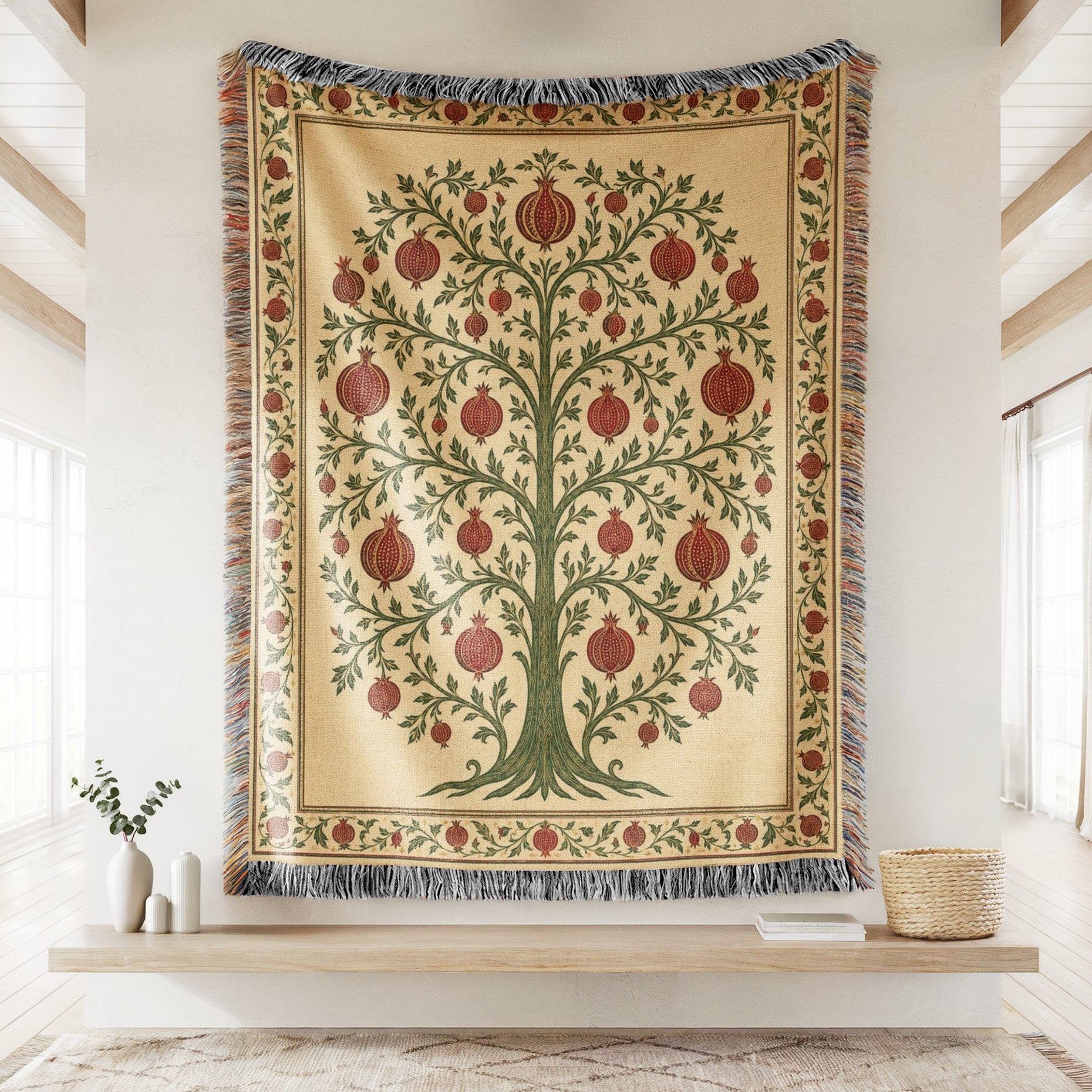 The Pomegranate Tree Blanket Secondary image