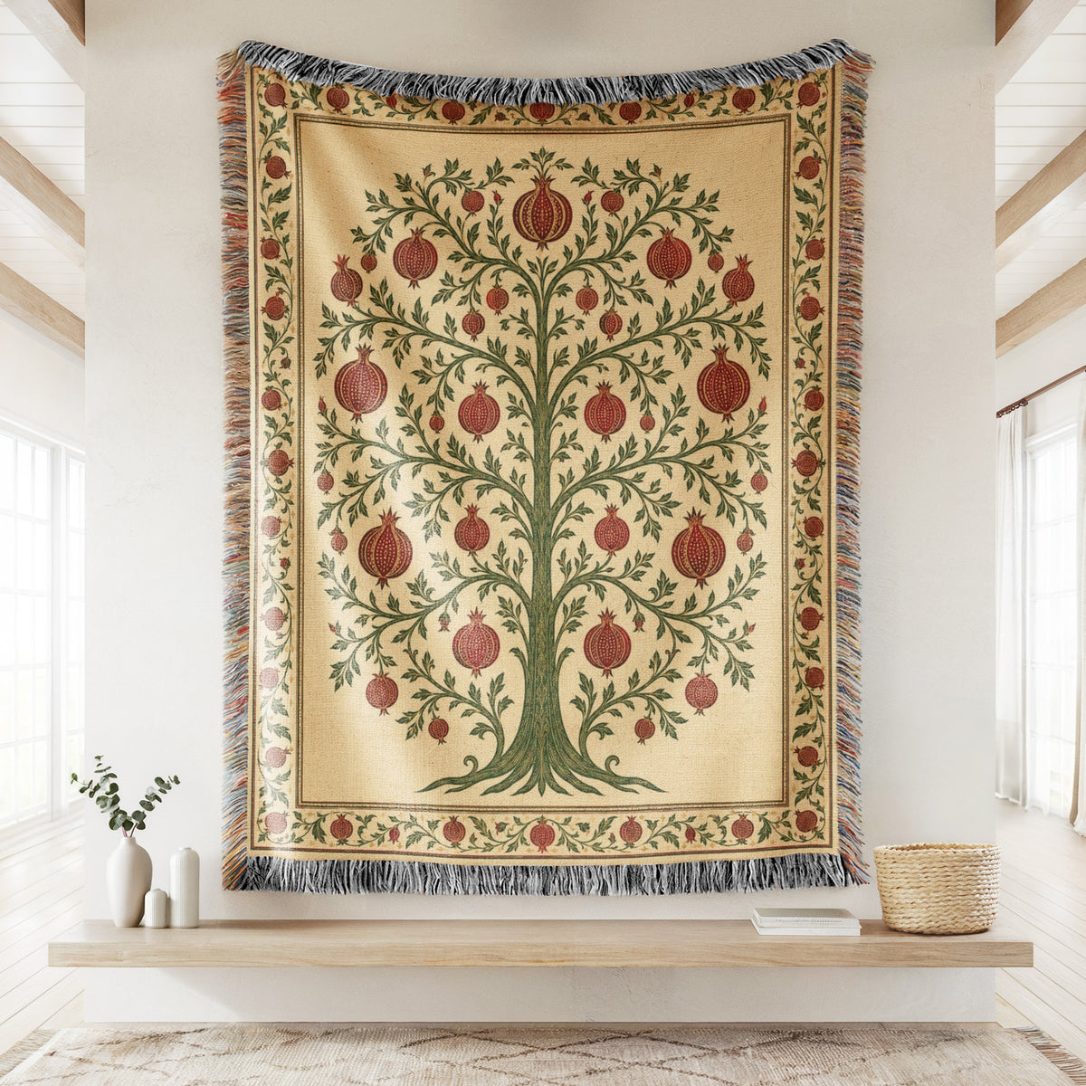The Pomegranate Tree Blanket
