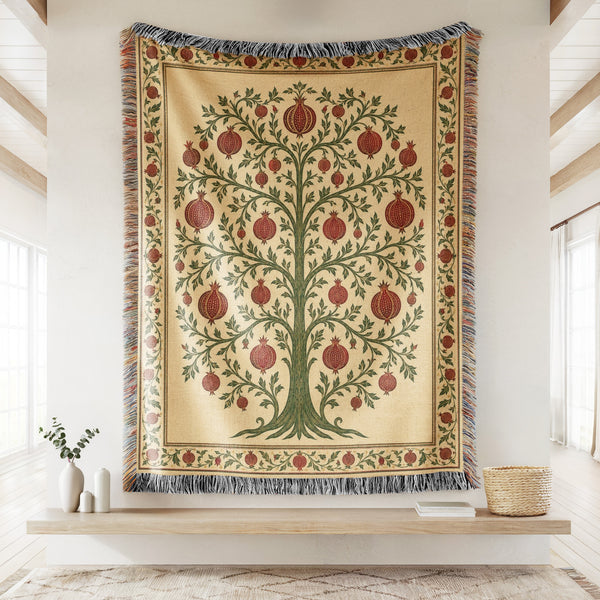 The Pomegranate Tree Blanket