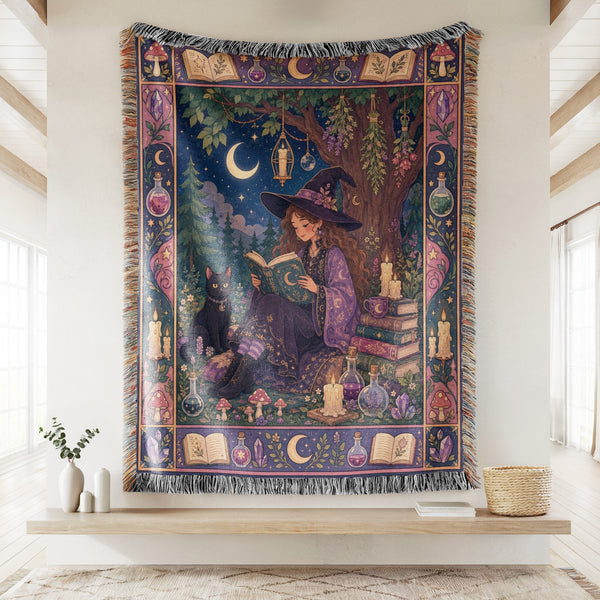 The Woodland Witch Reader Blanket
