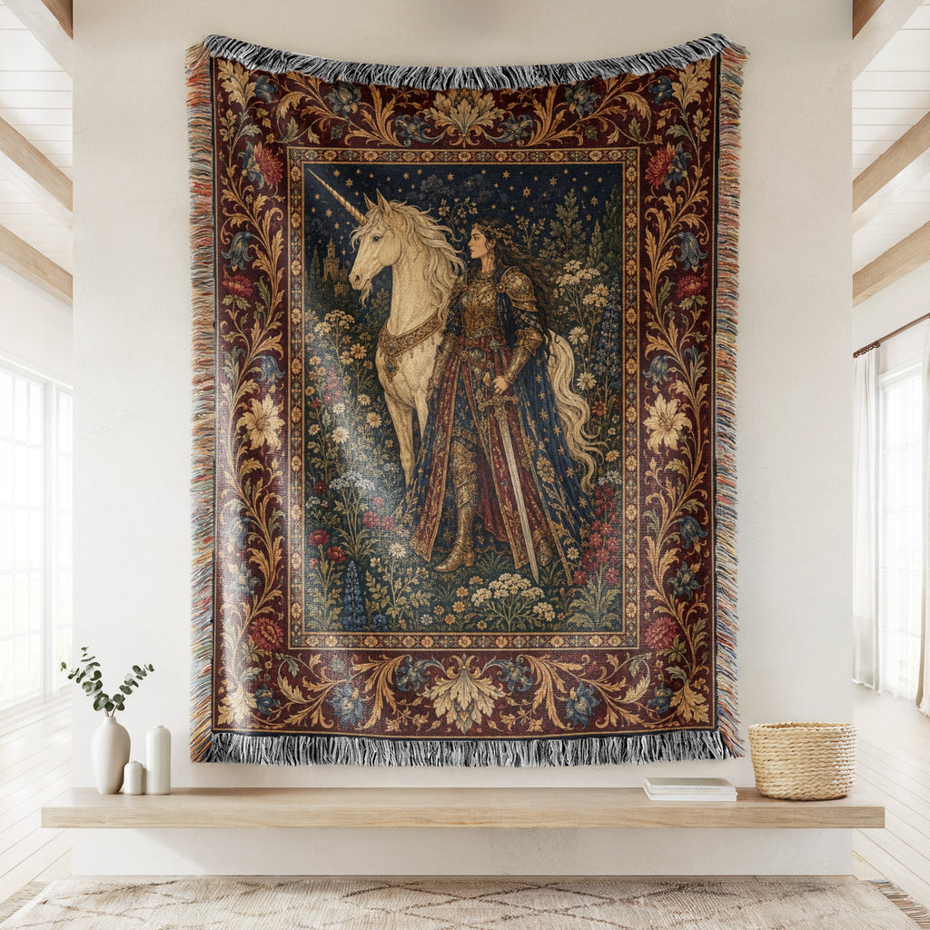 The Lady of the White Steed Blanket