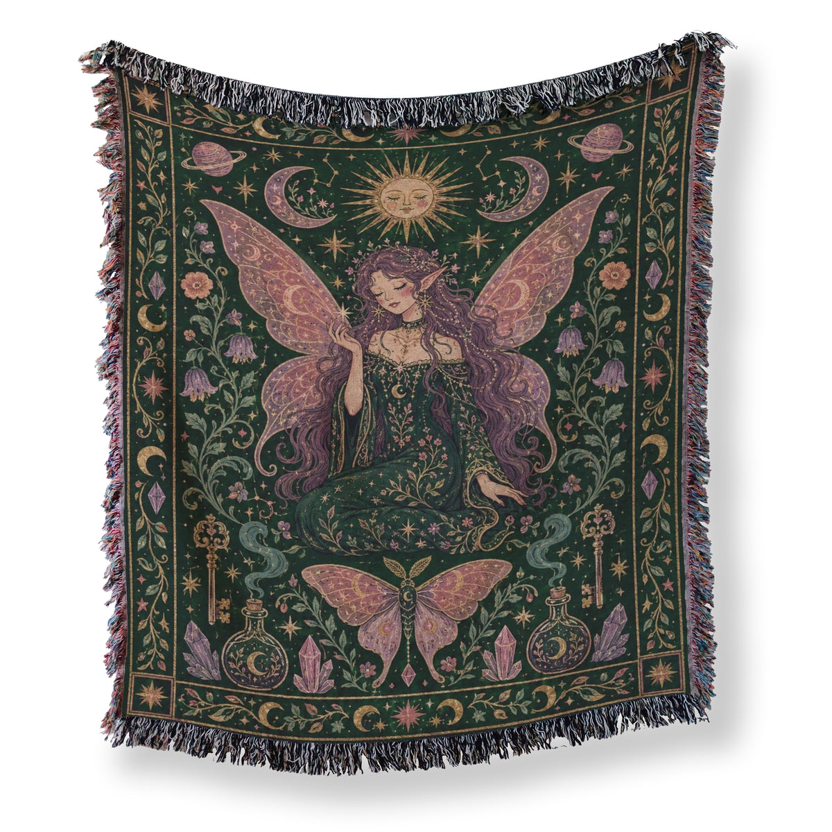 Emerald Celestial Fairy Blanket
