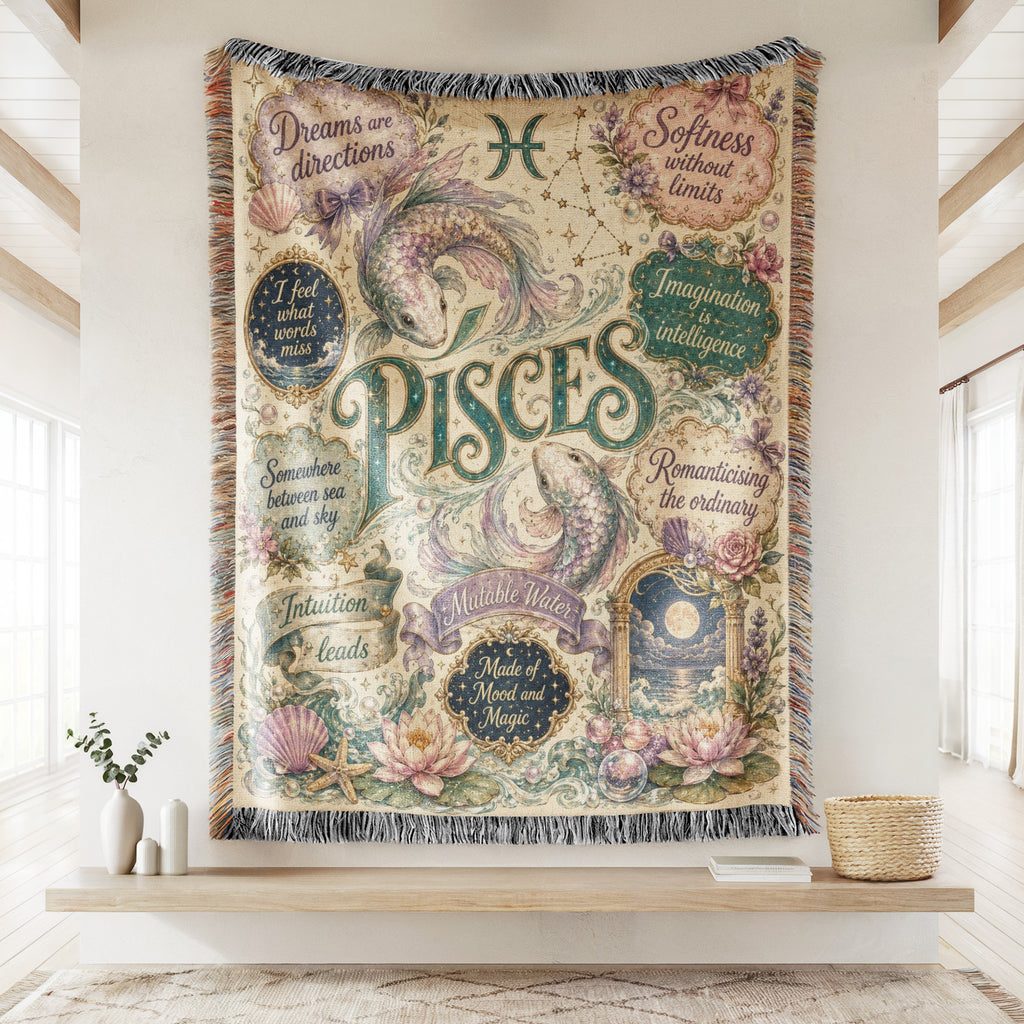 Pisces – Dreaming Waters Zodiac Blanket