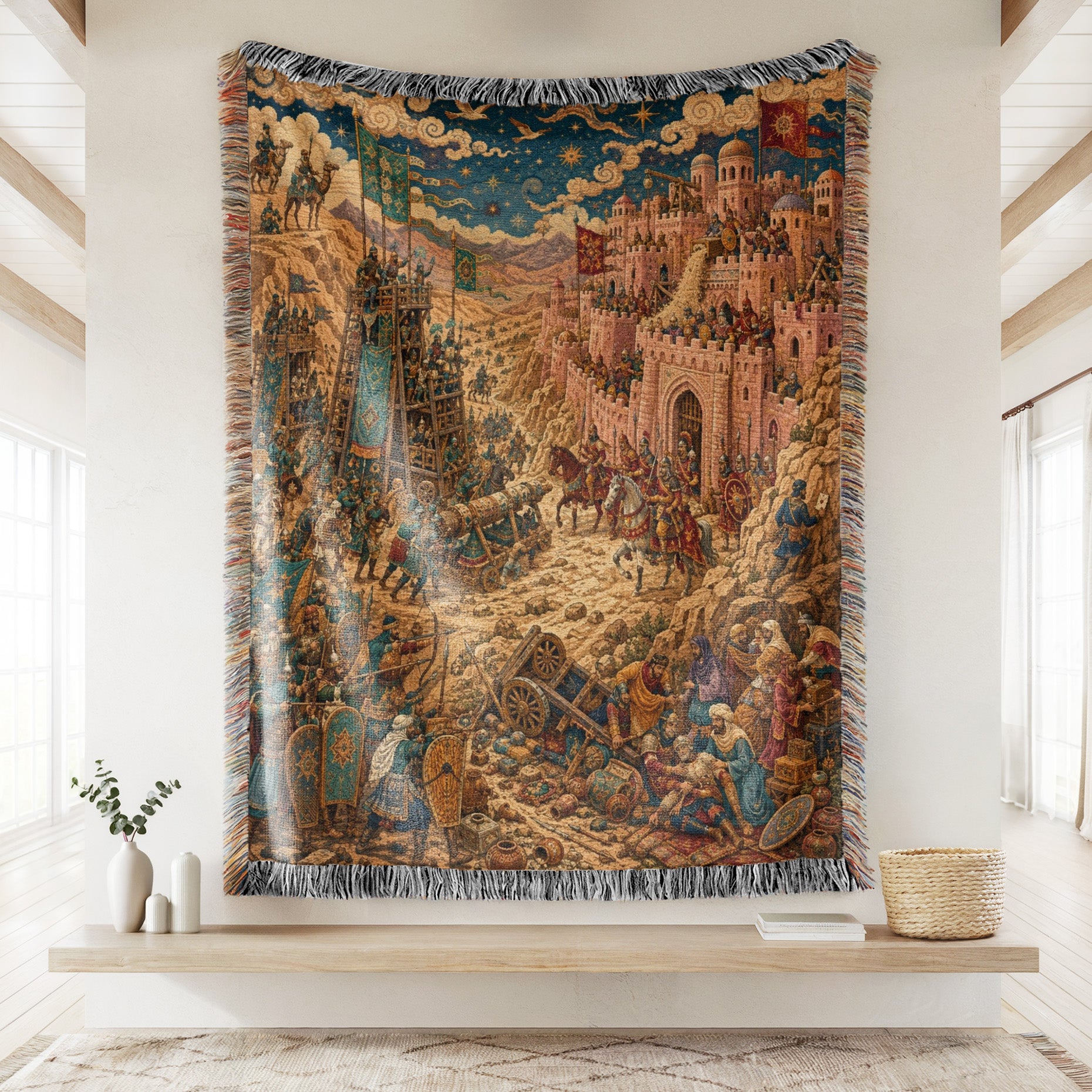 The Siege of the Rose City Blanket Secondary image