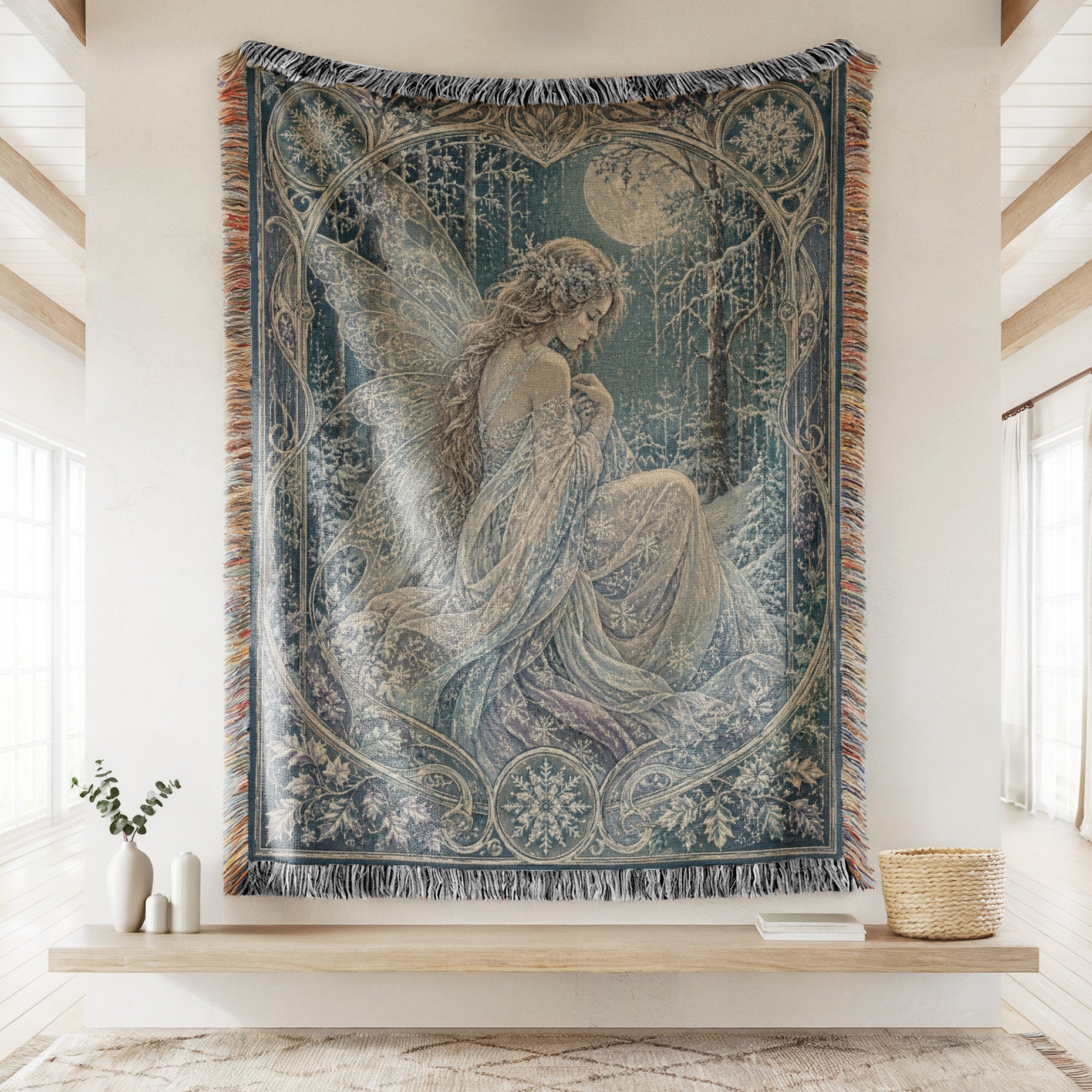 Winter Moon Fairy Blanket Secondary image