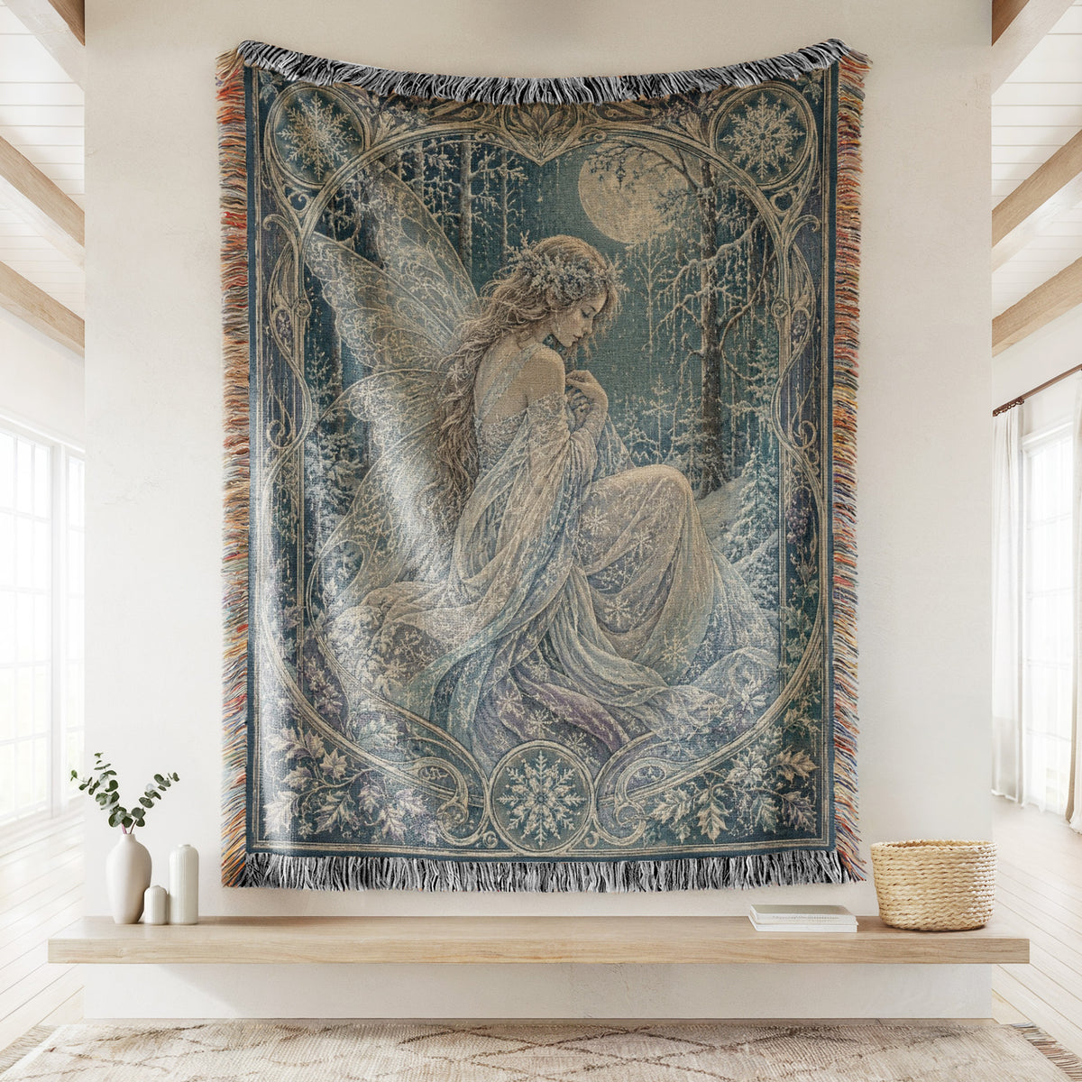 Winter Moon Fairy Blanket