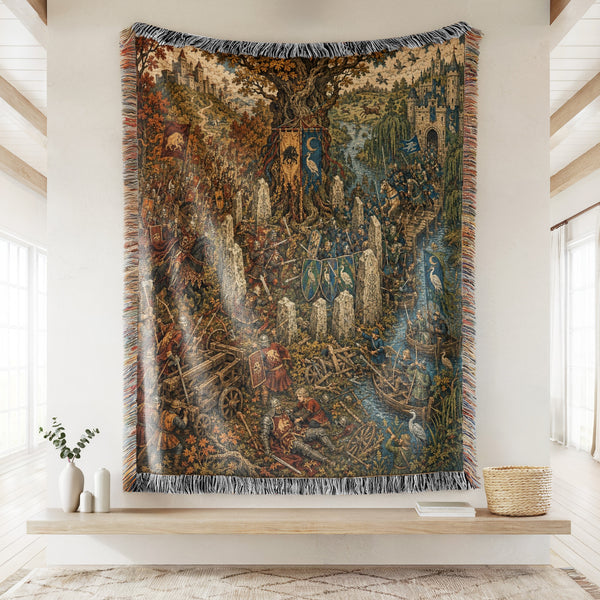 The Battle Beneath the Ancient Oak Blanket