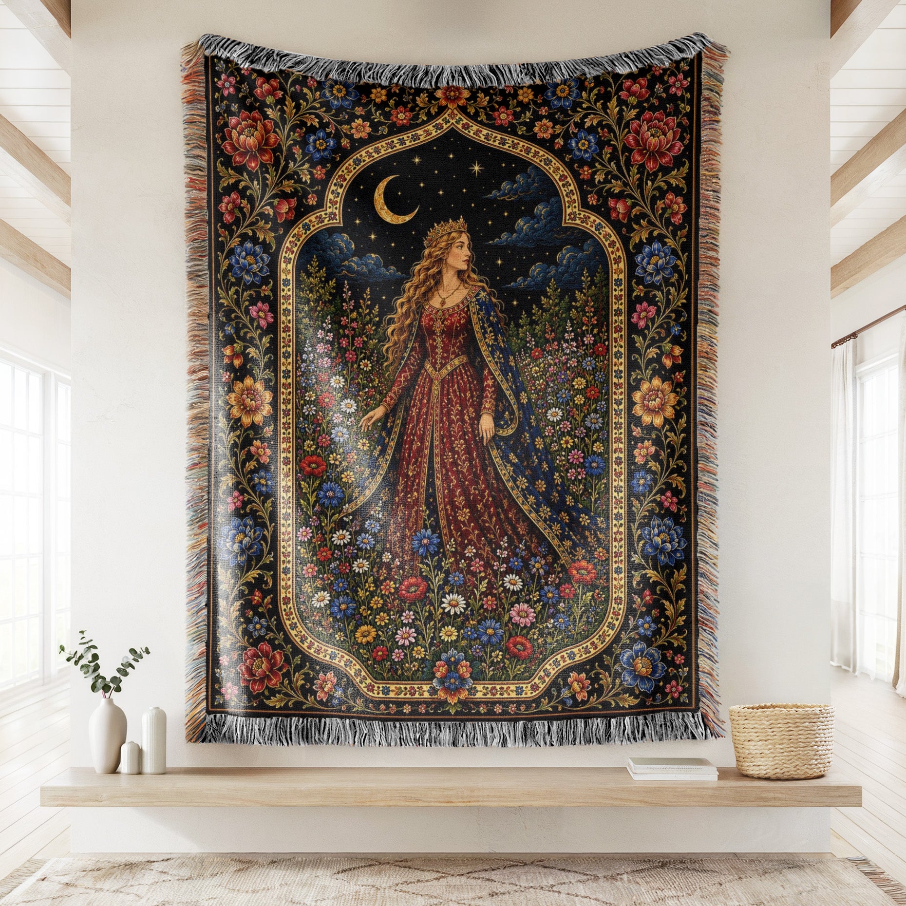 The Princess of the Midnight Garden Blanket Secondary image