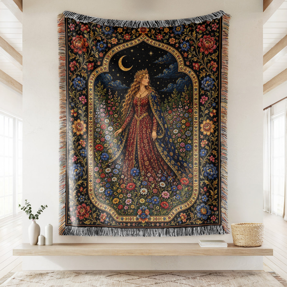 The Princess of the Midnight Garden Blanket