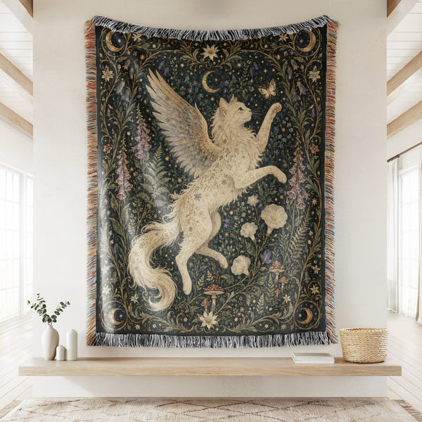 The Moonlit Winged Cat