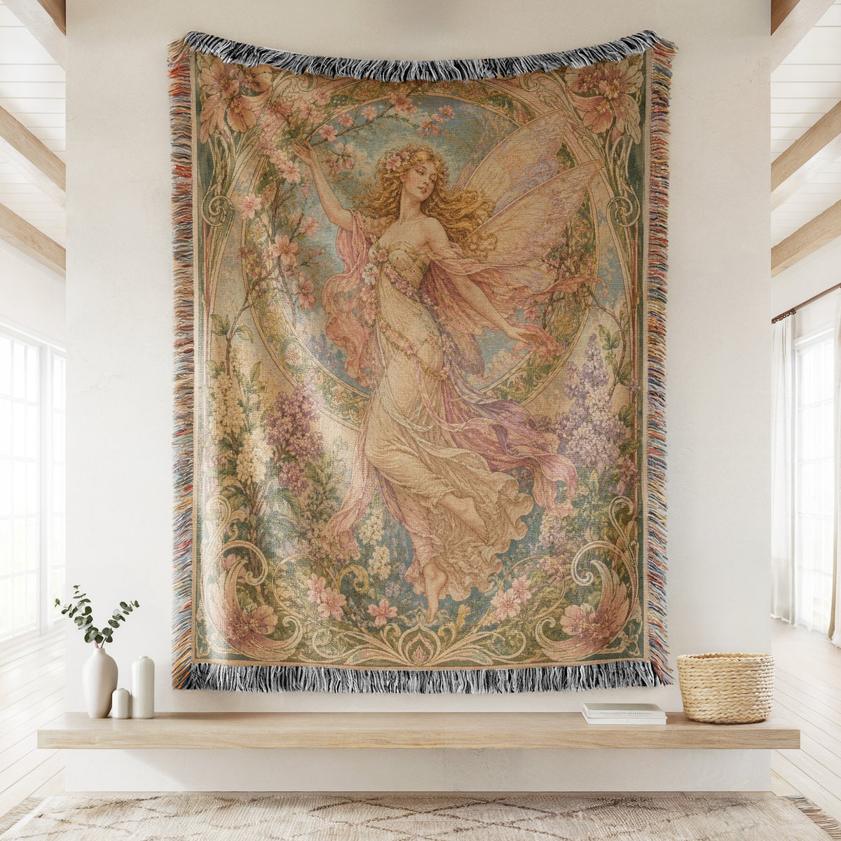 Spring Blossom Fairy Blanket