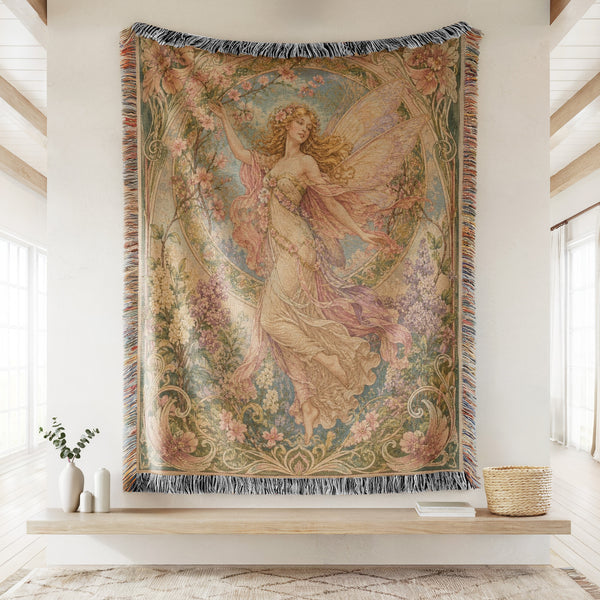 Spring Blossom Fairy Blanket
