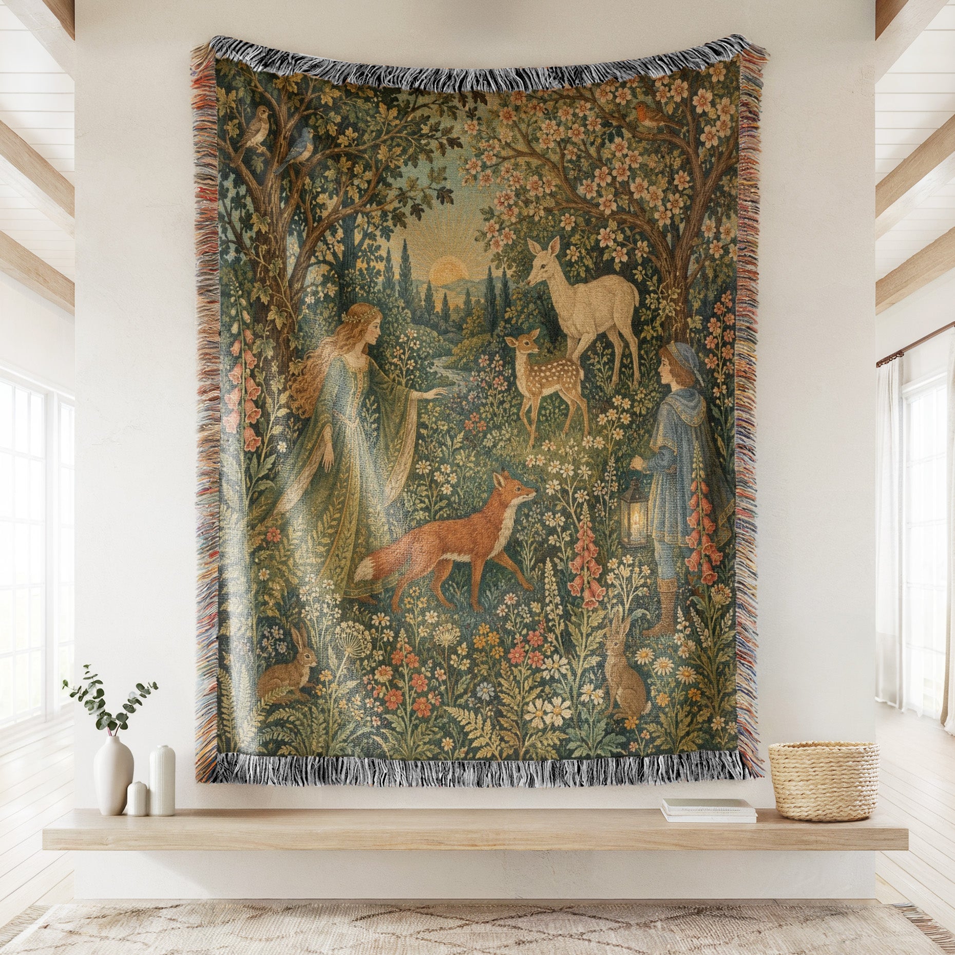 The Lanterns of the Woodland Vale Blanket Secondary image