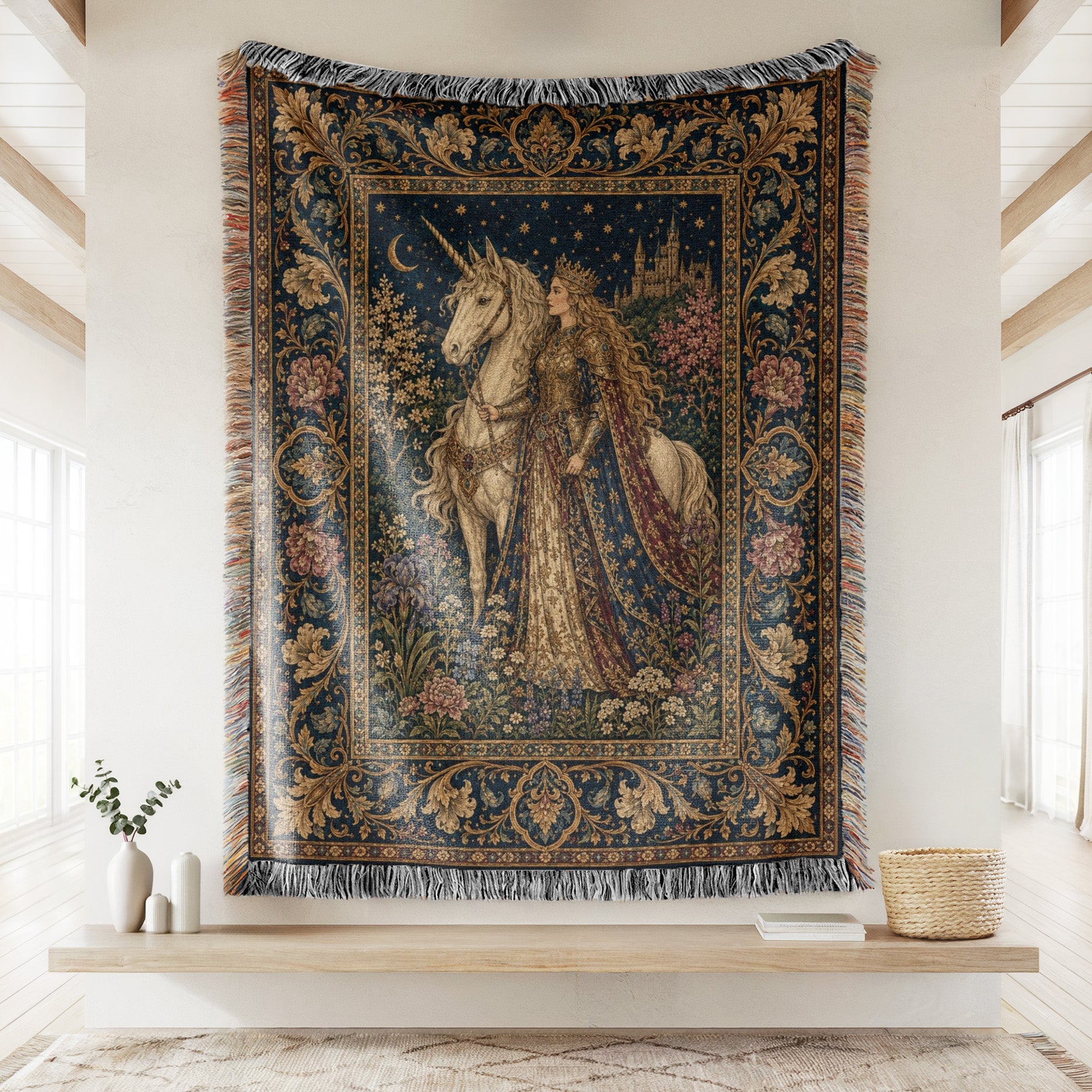 The Unicorn Queen Blanket Secondary image