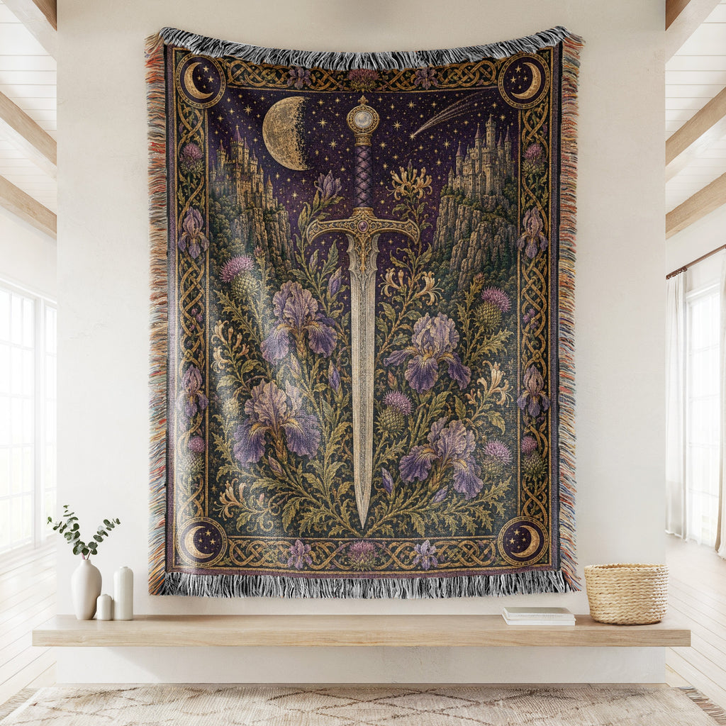 The Amethyst Castle Sword Blanket