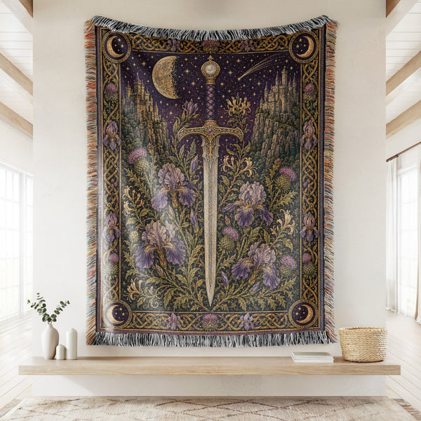 The Amethyst Castle Sword Blanket