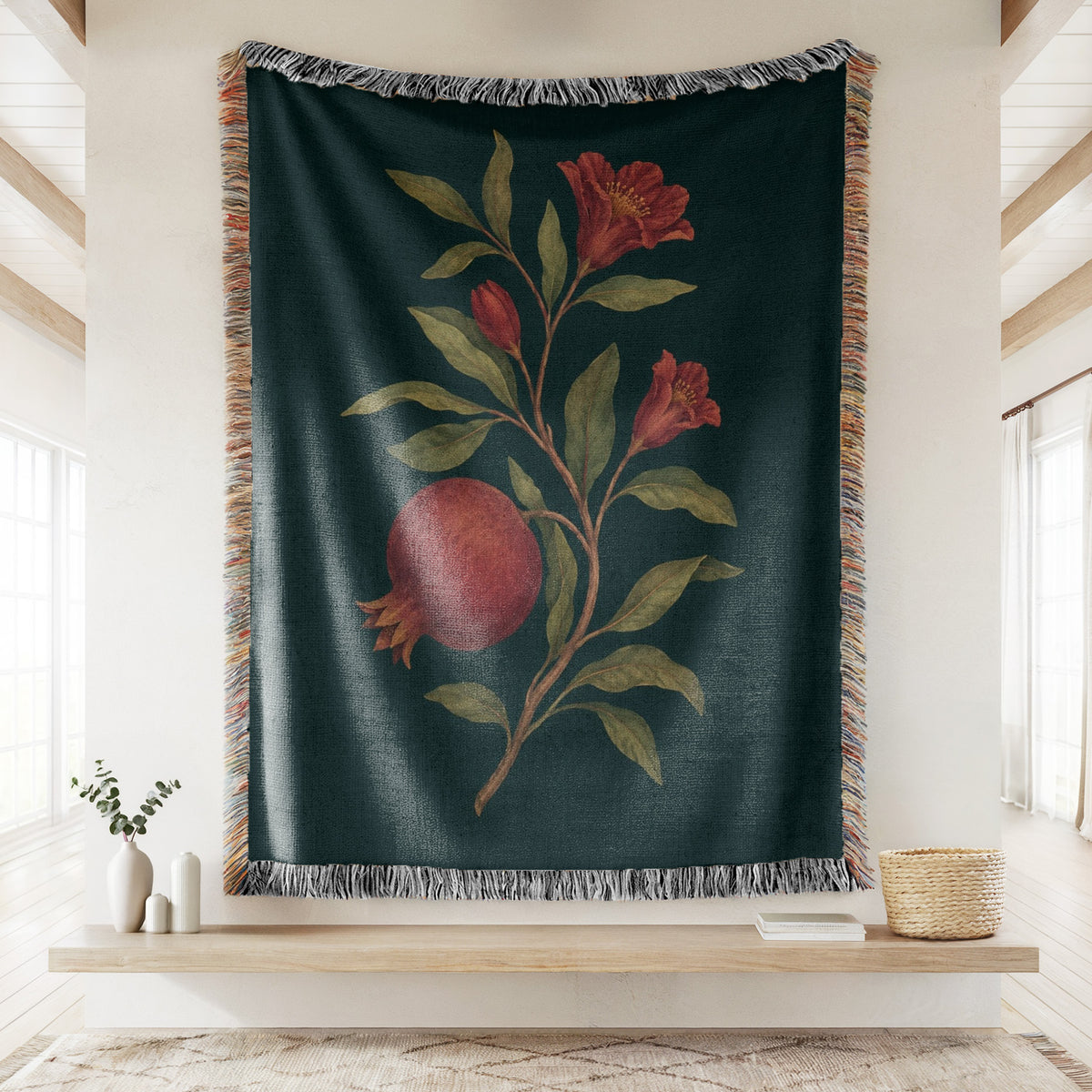 The Pomegranate Blossom Blanket