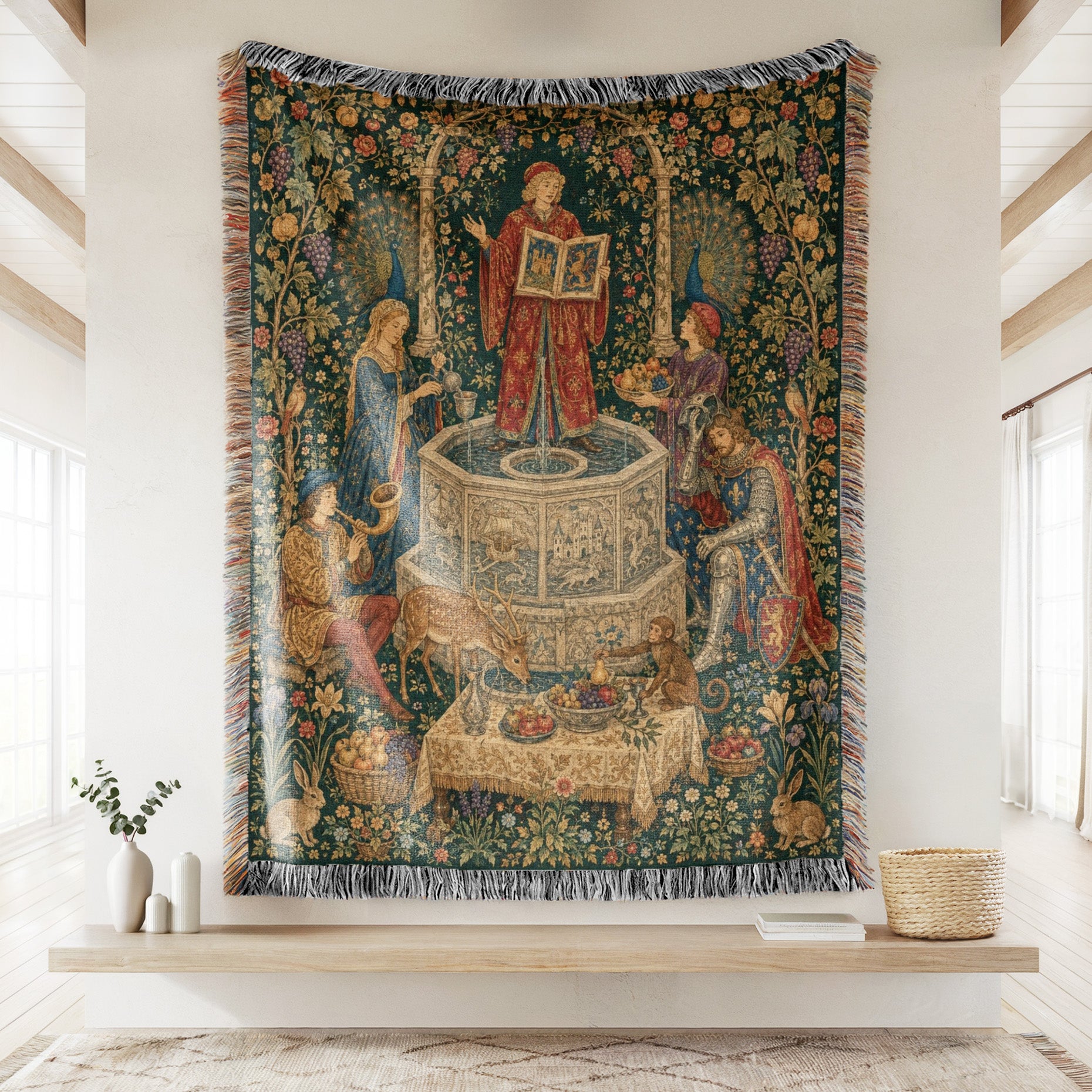 The Fountain Court of the Vale Blanket Secondary image