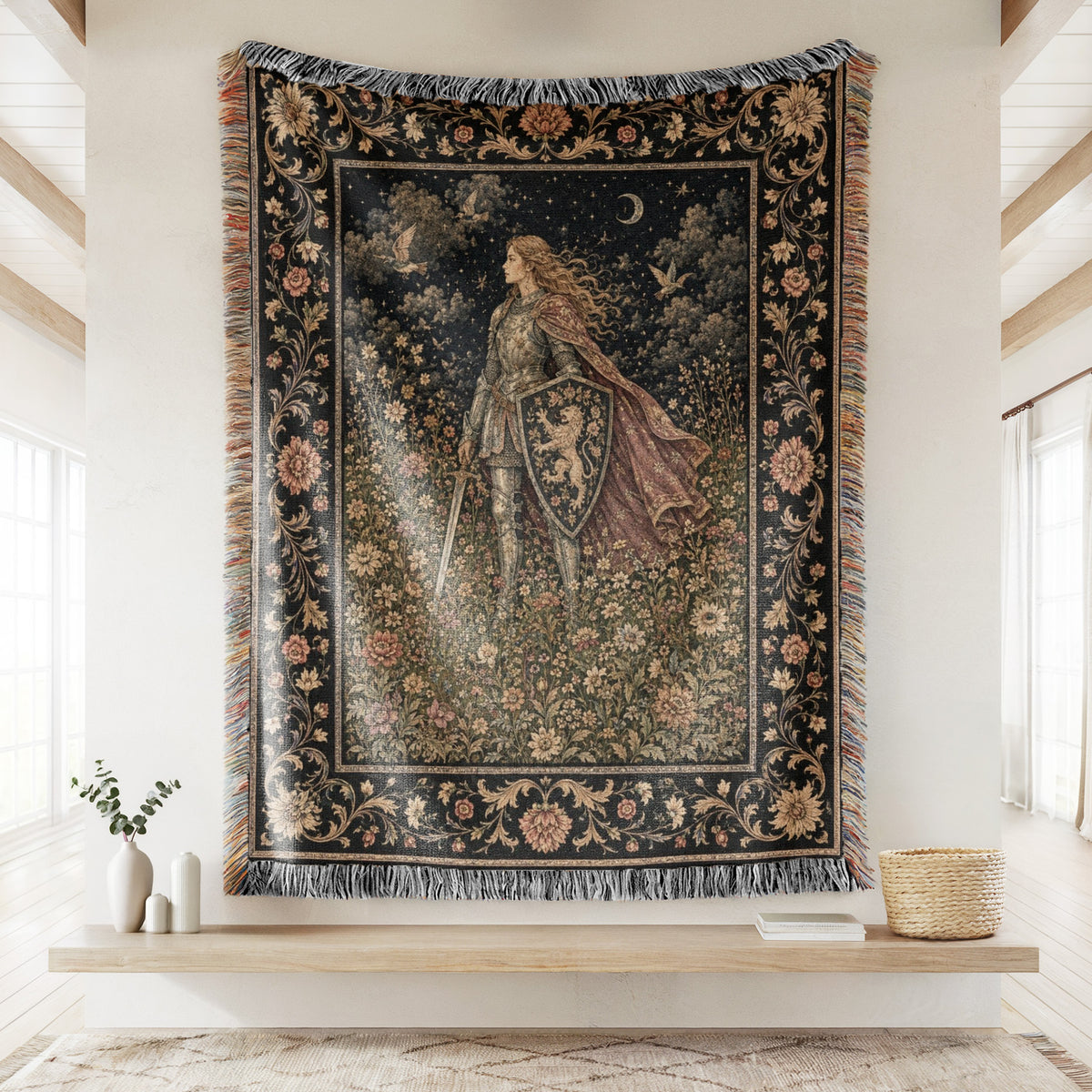 The Lionheart Knight Blanket