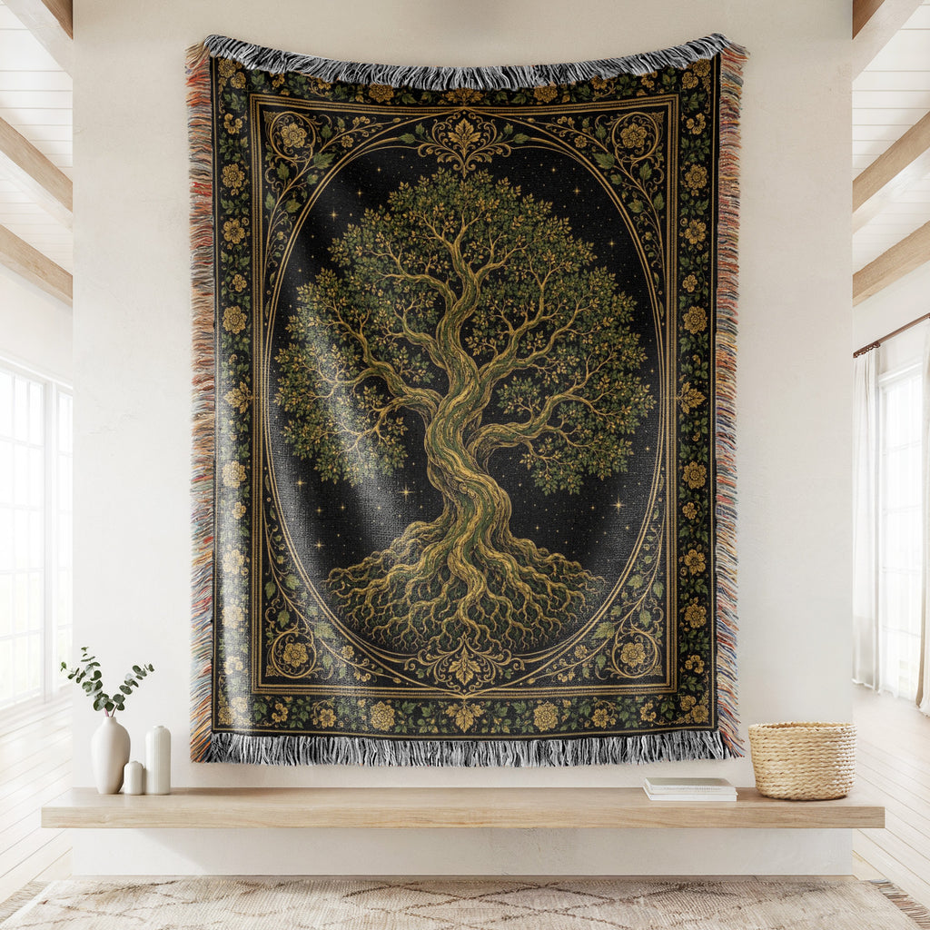 The Gilded Tree of Life Blanket