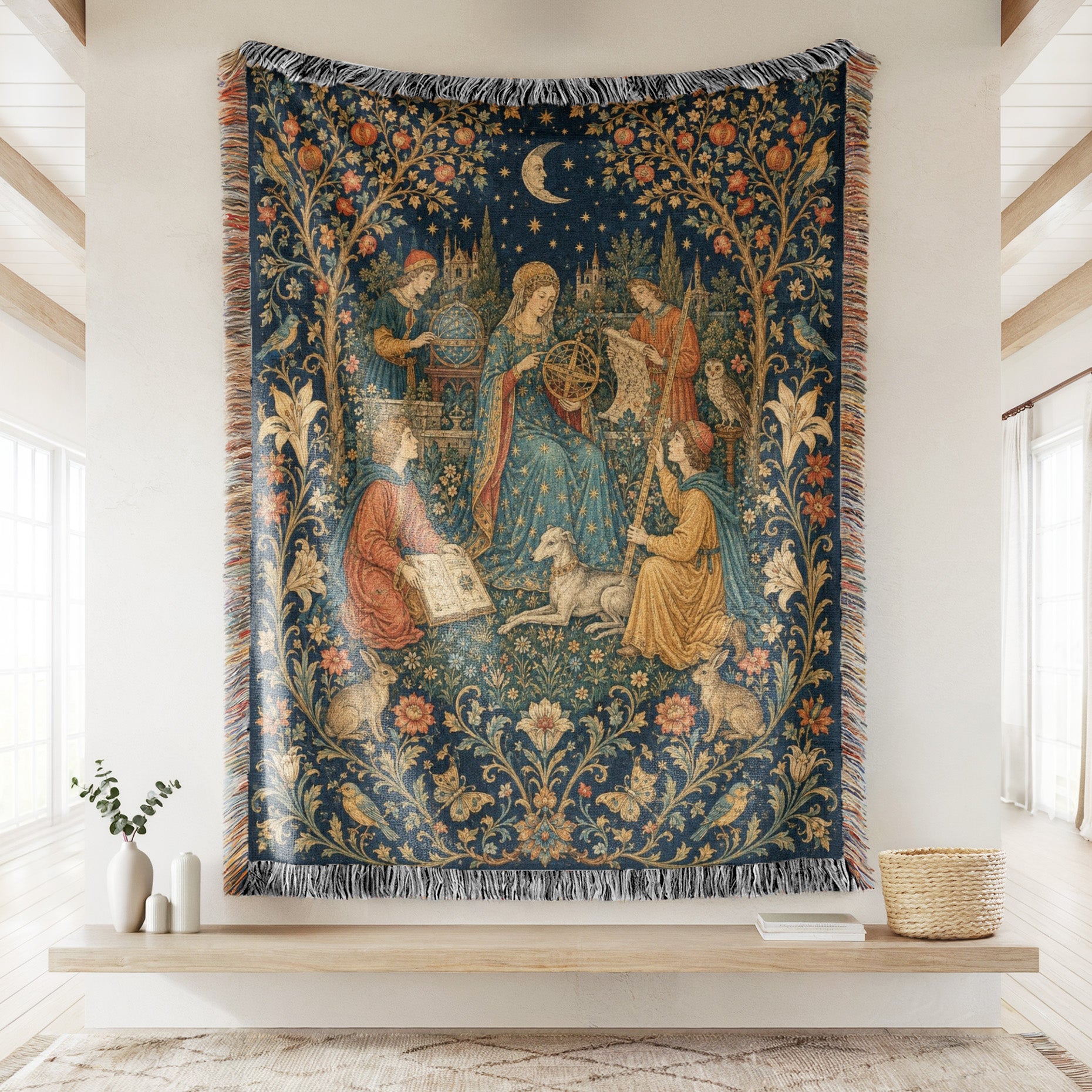 The Stargazers of the Moon Court Blanket Secondary image