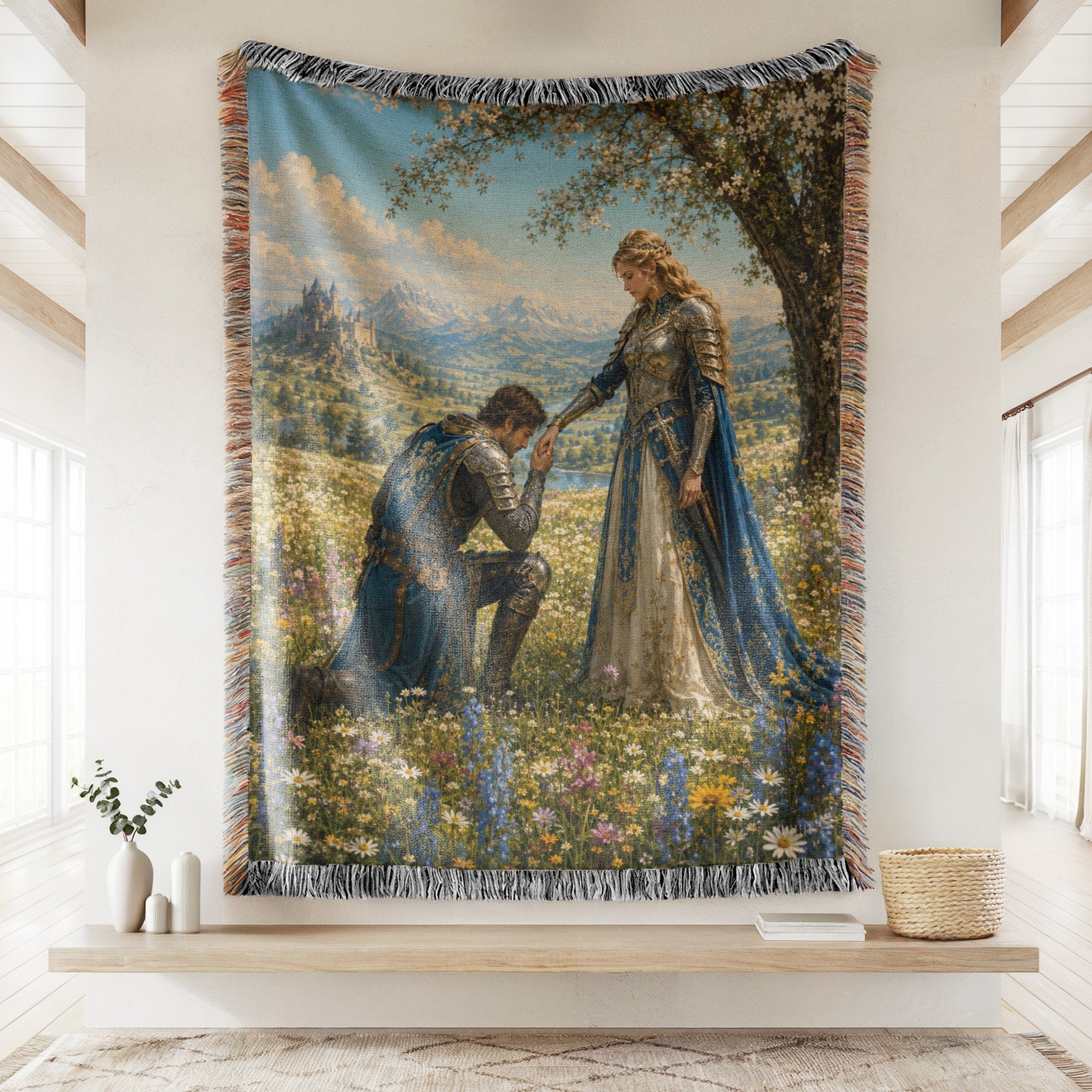 The Knight’s Wildflower Vow Blanket Secondary image
