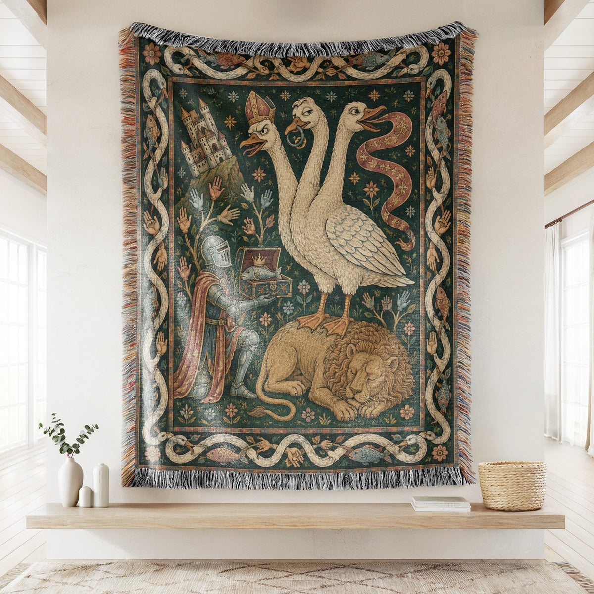 The Three-Headed Goose Court Blanket