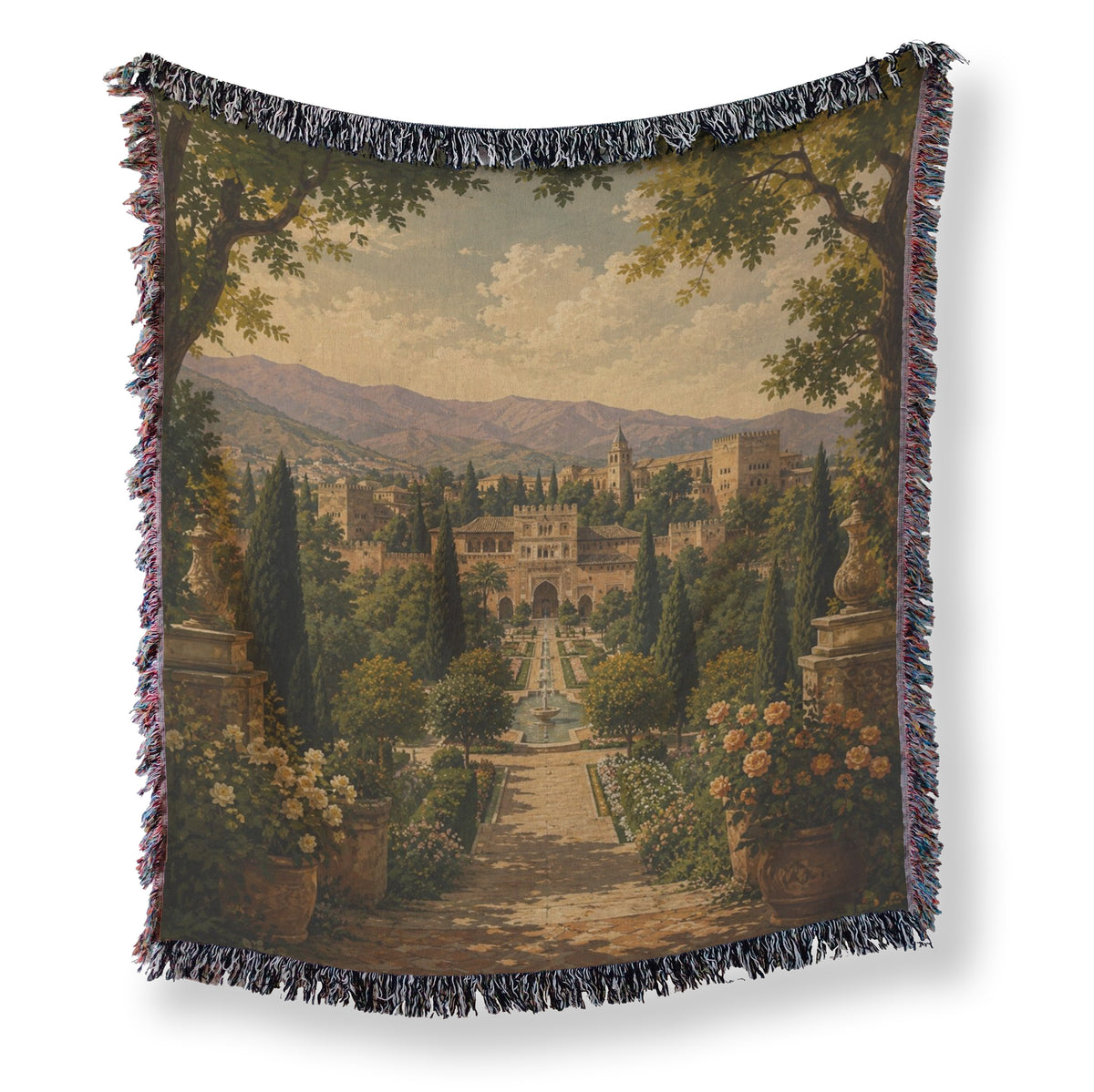 The Moorish Garden Palace Blanket