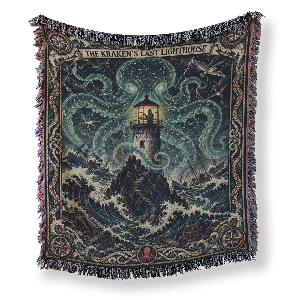 The Kraken's Last Lighthouse Blanket