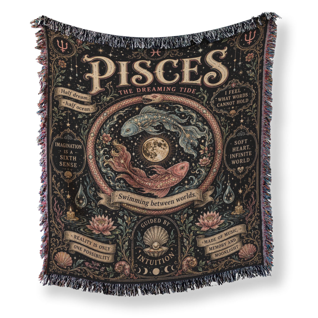 Pisces – The Dreaming Tide Zodiac Blanket