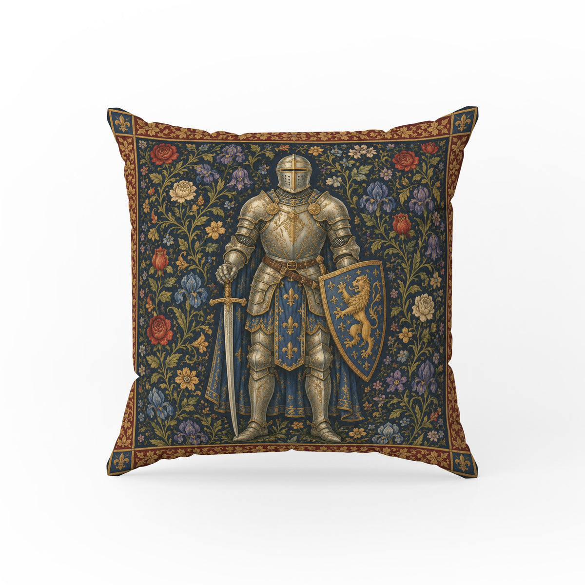 The King’s Champion – Medieval Knight Pillow