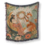 Fox Flower Wreath Blanket