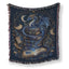 Celestial Blue Dragon & Ancient Books Blanket