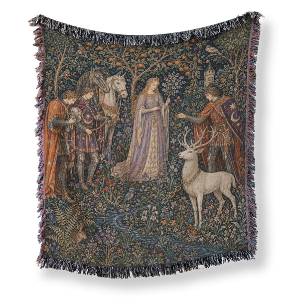 The White Stag Procession Blanket