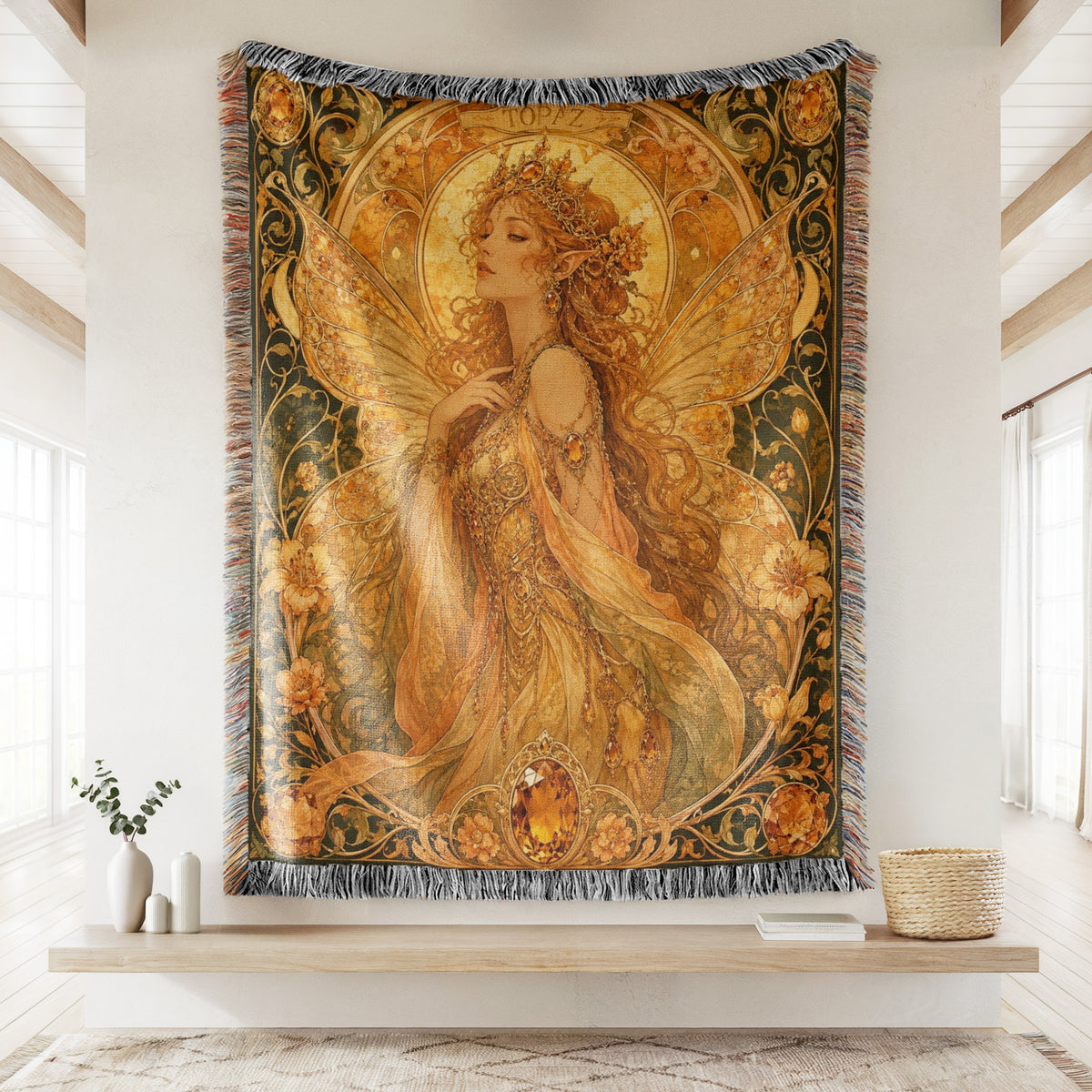 Golden Topaz Fairy Blanket