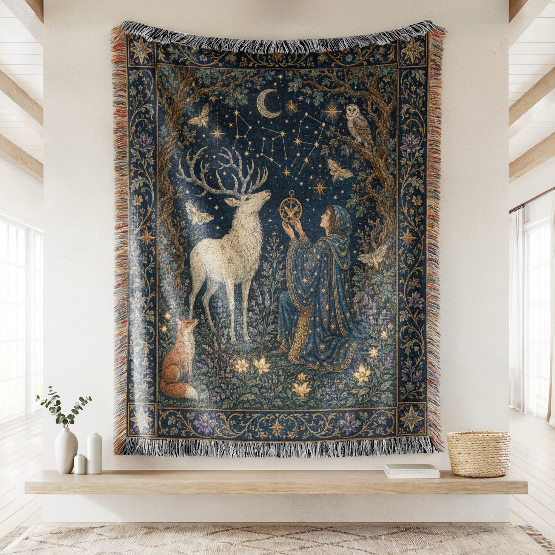 The Astrologer and the White Stag Blanket Secondary image