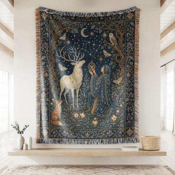 The Astrologer and the White Stag Blanket