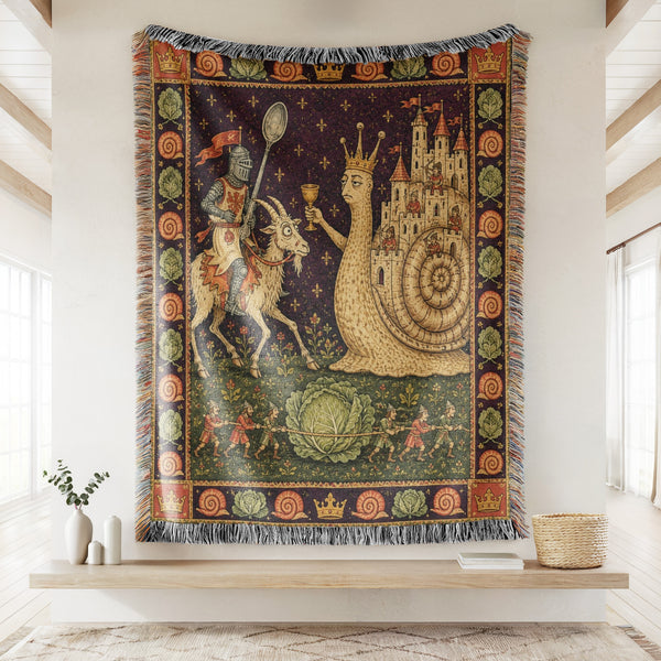 The Knight & the Royal Snail Blanket