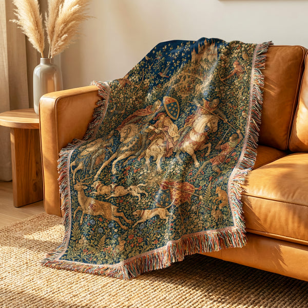 The Hunt Beneath the Hilltop Castle Blanket
