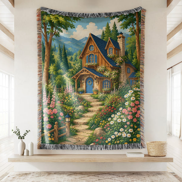 Wildflower Cottage in the Vale Blanket