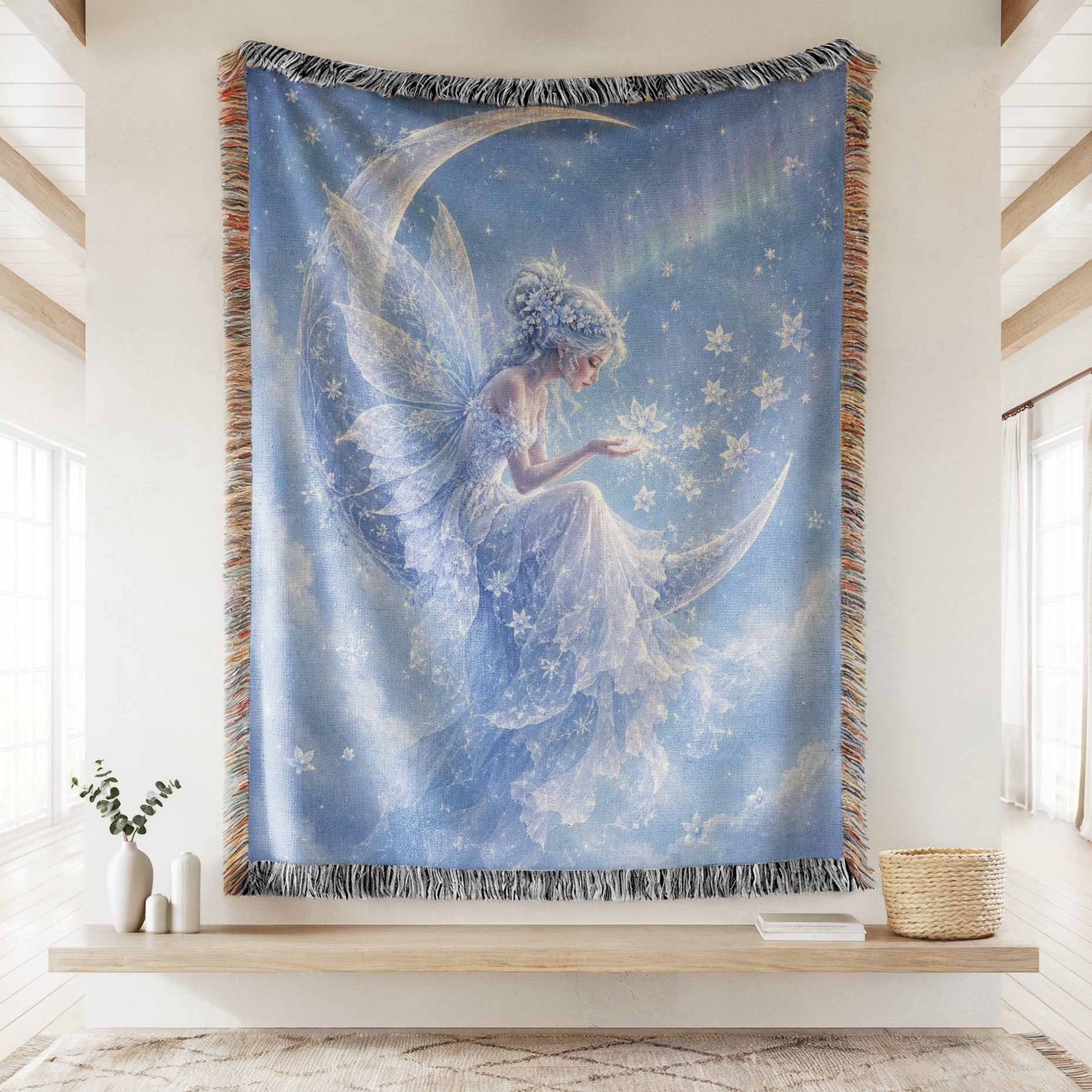Frosted Crescent Fairy Blanket Secondary image